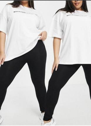 Фірмові базові чорні легінси лосини батал next