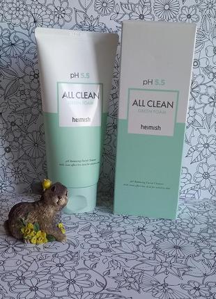 Пінка для вмивання heimish all clean green foam 150ml