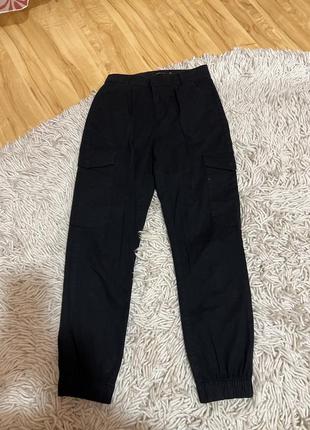 Джинсы 👖 штаны брюки джогеры чёрные стильные модные красивые