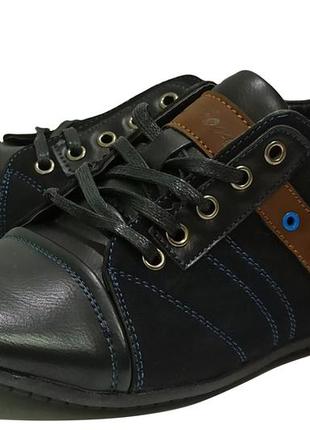 Туфлі туфлі для школи сменки класичні чорні для хлопчика хлопчика 6533 paliament р. 34-36