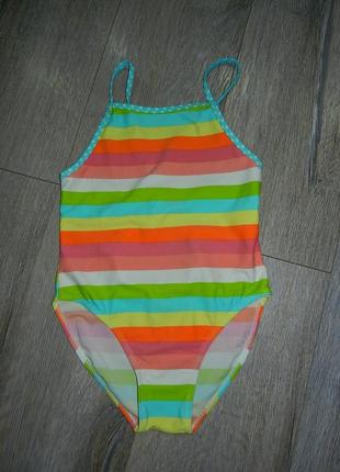Zy райдужний яскравий купальник для плавання на дівчинку 127-132 см
