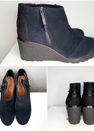 Черевики 43 -44р замша ботильйони великий розмір