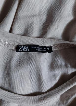 Футболка, туника, топ с баской zara. размер 36 / s / 448 фото