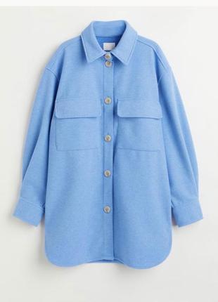 Новая теплая куртка рубашка zara h&m оригинал