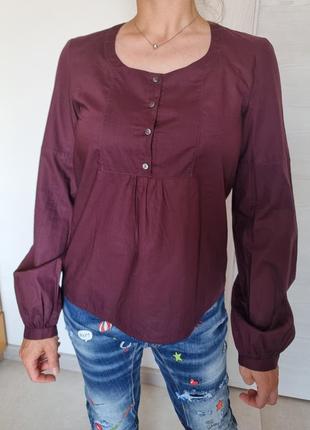 Блуза hugo boss кофта марсала бордо сорочка рубашка жіноча женская1 фото