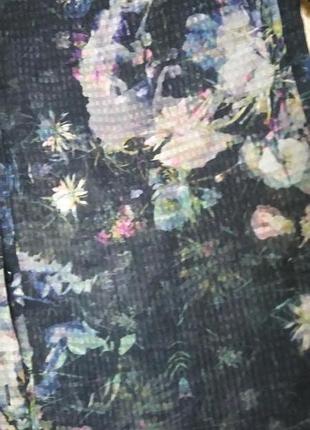 Легчайшая красивая фирменная блуза рубашка h&m р.12 (индонезия)5 фото