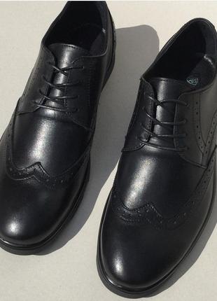 Oxford мужские кожаные туфли броги оксфорд