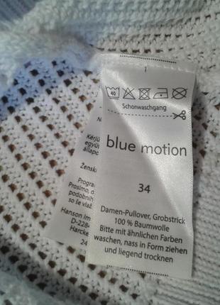 Кофта blue motion белая ажурная.свитер летний. хлопок.4 фото
