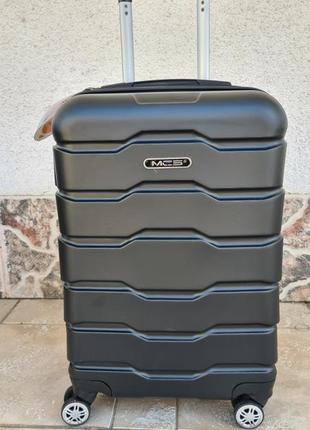 Качественый чемодана  mcs turkey 🇹🇷 чёрный8 фото