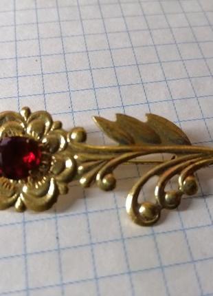 Брошь - брошка ссср * цветочек*.