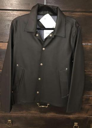 Новый мужской прорезиненный чёрный пиджак / куртка/ ветровка 42-46 р3 фото