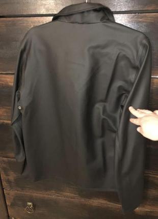 Новый мужской прорезиненный чёрный пиджак / куртка/ ветровка 42-46 р6 фото