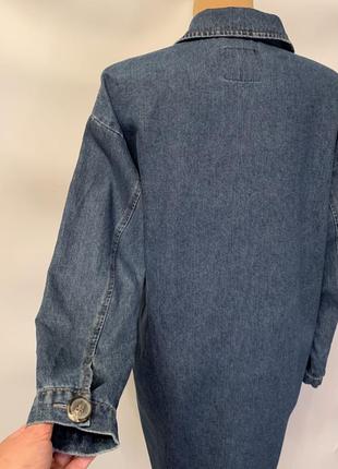 Подовжена сорочка/жакет із джинса8 фото
