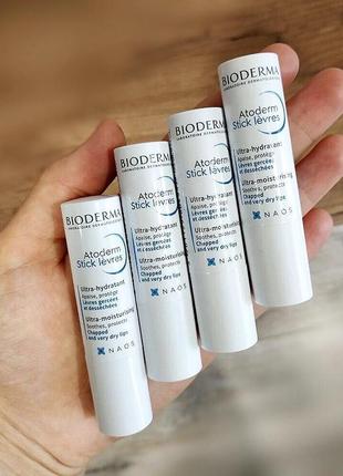 Bioderma atoderm stick, стік для губ