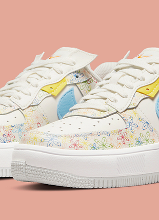 Унікальні!!! кросівки кеді nike air force 1 fontanka flowers w dv3211-100