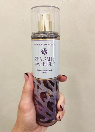 Спрей sea salt & lavender bath and body works