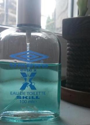 Туалетна вода марки umbro. залишок на фото.