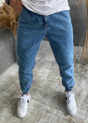 Чоловічі джинси на манжетах1 фото