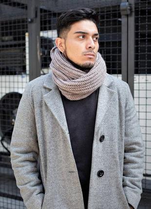 Шарф хомут without scarf brown man