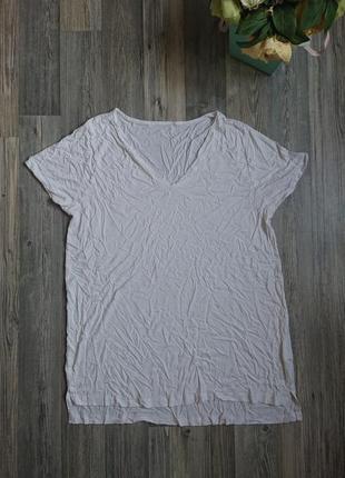 Женская белая базовая футболка блуза блузка большой размер батал 50 /526 фото