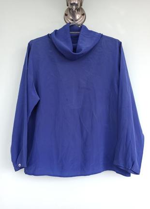 100% натуральний шовк вінтажна блуза