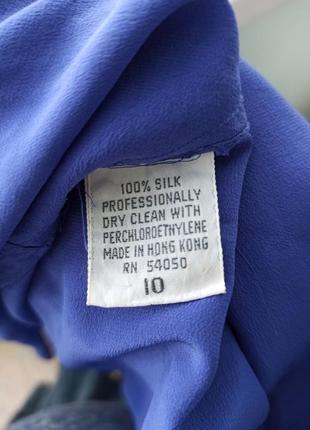 100% натуральний шовк вінтажна блуза5 фото