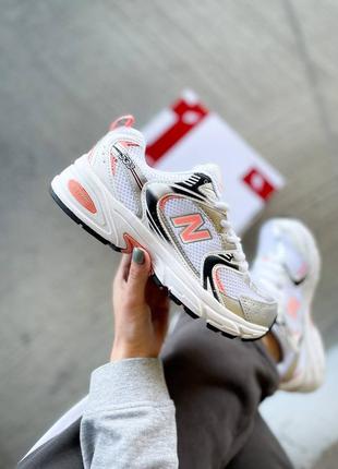 Кросівки жіночі new balance 530 silver orange/кроссовки женские нью беленс 5306 фото