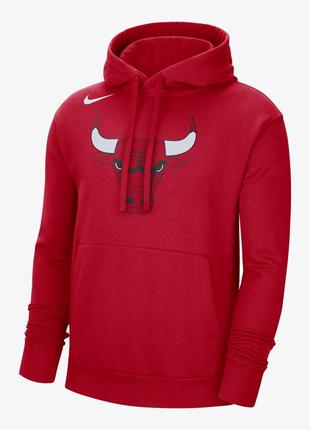 Худи nike nba fleece pullover hoodie chicago bulls