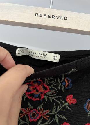 Нарядная юбка с вышивкой zara3 фото