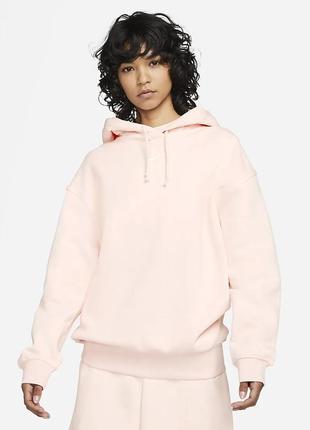 Женское худи nike sportswear collection essentials oversized fleece hoodie1 фото