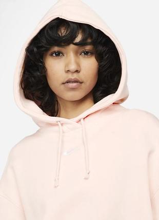 Женское худи nike sportswear collection essentials oversized fleece hoodie4 фото