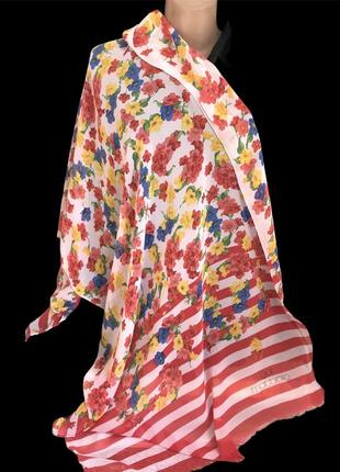 Gai mattiolo великий шовковий шарф палантин, італія, роуль.5 фото