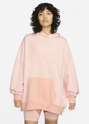 Женское оверсайз худи nike sportswear swoosh oversized hoodie