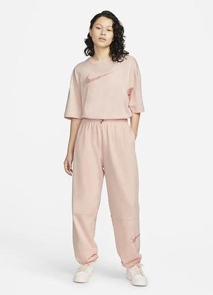 Женские спортивные штаны nike sportswear swoosh high-rise joggers