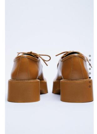 Крутые туфли лофферы 100% кожа от  zara4 фото