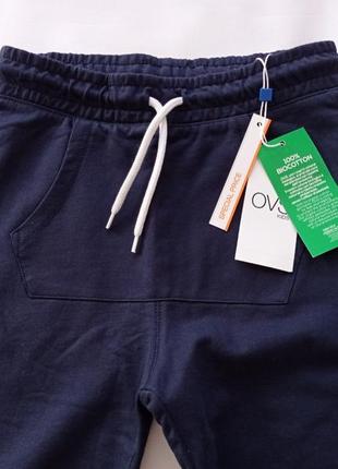 Ovs. италия. спортивные штаны с кенгуру карманом, двунитка.3 фото