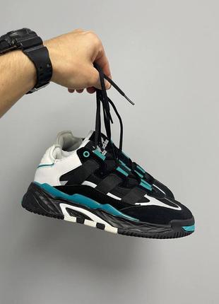 Кросівки чоловічі adidas niteball suede black sub green/ кроссовки мужские адидас найтбал3 фото