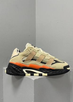 Кросівки чоловічі adidas niteball suede beige orange/ кроссовки мужские адидас найтбал8 фото