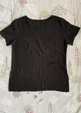 Базовая чёрная футболка2 фото