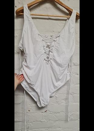 🇺🇦стильний білий купальник🇺🇦