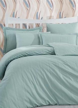 Комплект hobby exclusive sateen diamond stripe м'ята 200*220/2*50*70+2*70*70