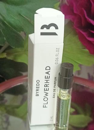 Byredo flowerhead - пробник, 2мл. vial spray3 фото