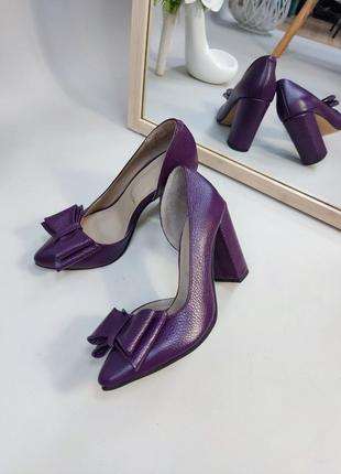 Туфли лодочки классические женские натуральная кожа замша италия2 фото