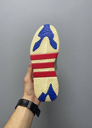 Кросівки чоловічі adidas niteball suede beige red line/ кроссовки мужские адидас найтбал8 фото