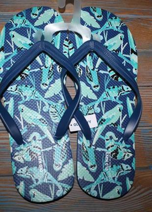 Мужские вьетнамки old navy printed flip-flop2 фото