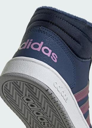 Високі теплі зимові кросівки черевики adidas hoops 2.03 фото