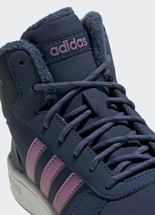 Високі теплі зимові кросівки черевики adidas hoops 2.04 фото