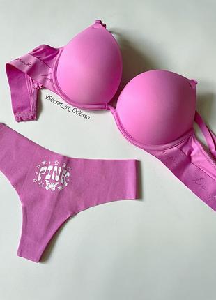 Рожевий комплект victorias secret pink  superpush