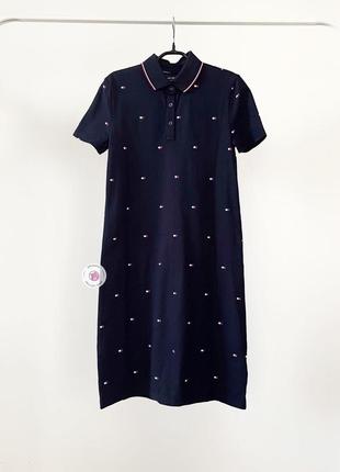 Платье tommy AW0AW11164 hilfiger новое оригинал xxs синее с бирками