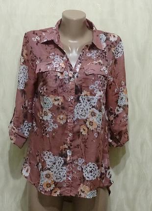 Легка повітряна блуза peacocks,р. 10-12